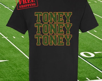 Miami Gameday Apparel, Miami Canes Shirt, Football Lover Gift, Hurricanes Fan Tee, The U Gear, Orange Green Gameday Top, Soft Comfort Colors