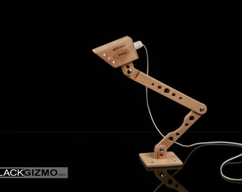 Wooden Design Desk Lamp DL019 by BlackGizmo