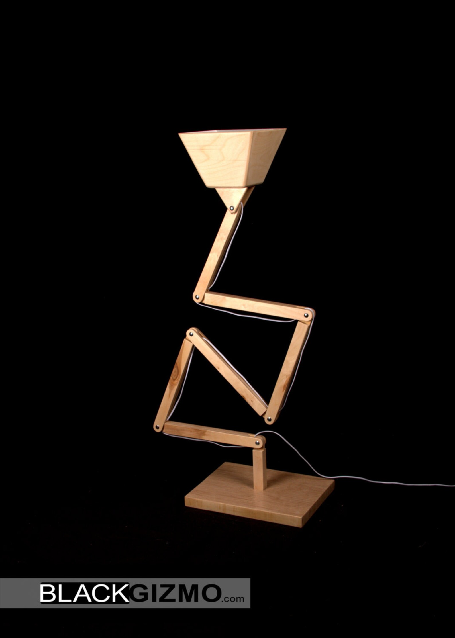 Wooden Floor Lamp DL022 Blackgizmo - Etsy