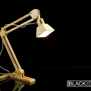 Wooden Table Lamp DL015 image 3