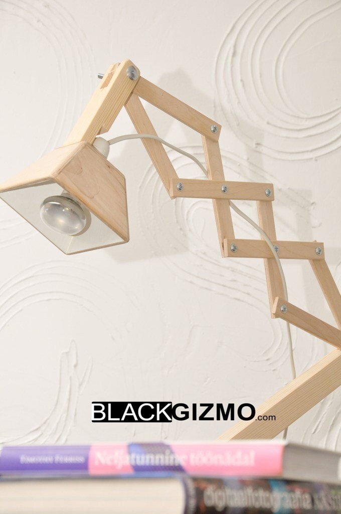 Wooden Table Lamp DL011 Free Shipping Etsy