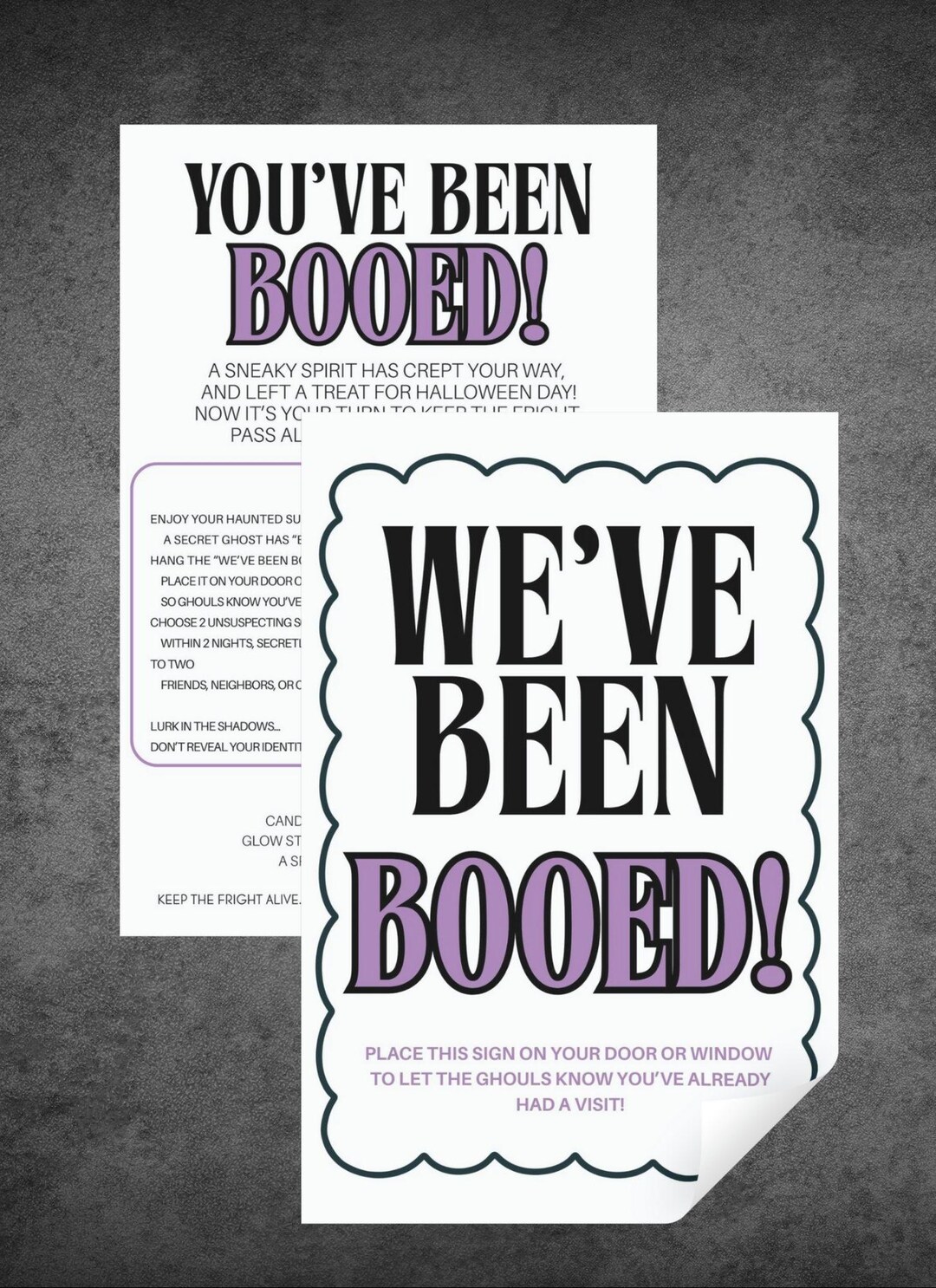 You've Been Booed Kit: Digital Download - Etsy
