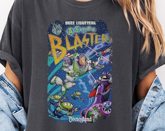 Vintage Buzz Lightyear Comfort Colors Shirt, Toy Story Friends Shirt, Disney Shirt, Toy Story Birthday Shirt, Disney Friends, Pixar Shirt