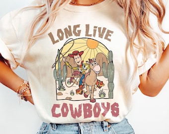 Disney Pixar Toy Story Shirt, Retro Disney Shirt, Woody Long Live Cow Girl Tee, Disneyland WDW Matching Family Shirt, Magic Kingdom