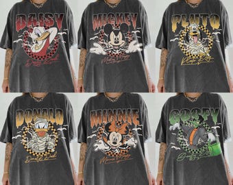 Disney Halloween Family Shirt,Mickey and Friends Spooky Season Tee, Retro Disney World Halloween Trip, Group Disney Halloween Matching Shirt