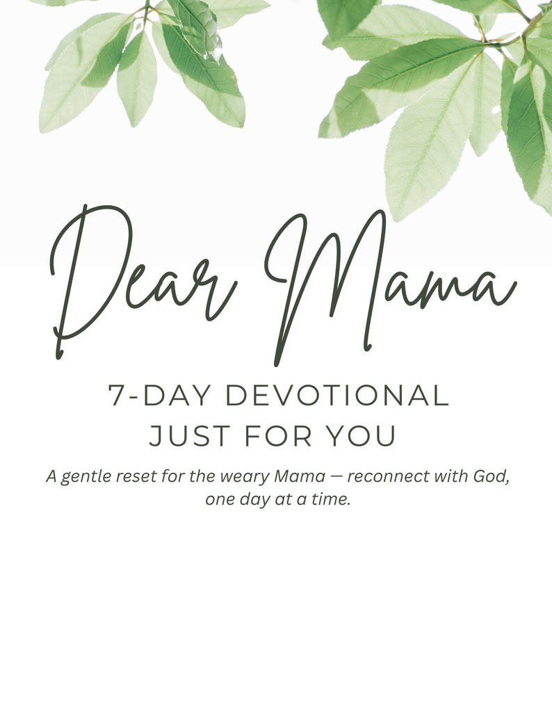 7 Day Devotional for Mamas - Etsy Australia