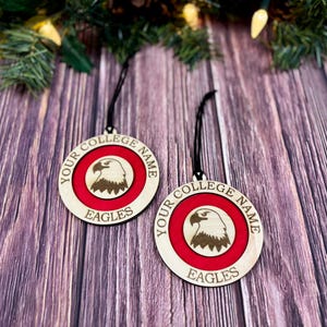 Any College/University Custom Wood Ornaments: Graduation Keepsakes