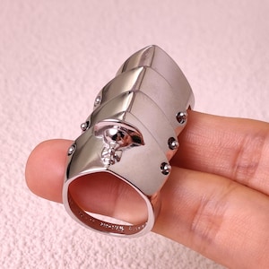 925 silver Saturn ring,Nana Armor Ring, Saturn orbit ring, adjustable open ring, safety pin ring, armor ring, women&#39;s gifts
