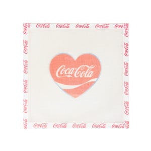 Coca-Cola® Heart Needlepoint Canvas | Licensed Coca-Cola® Product