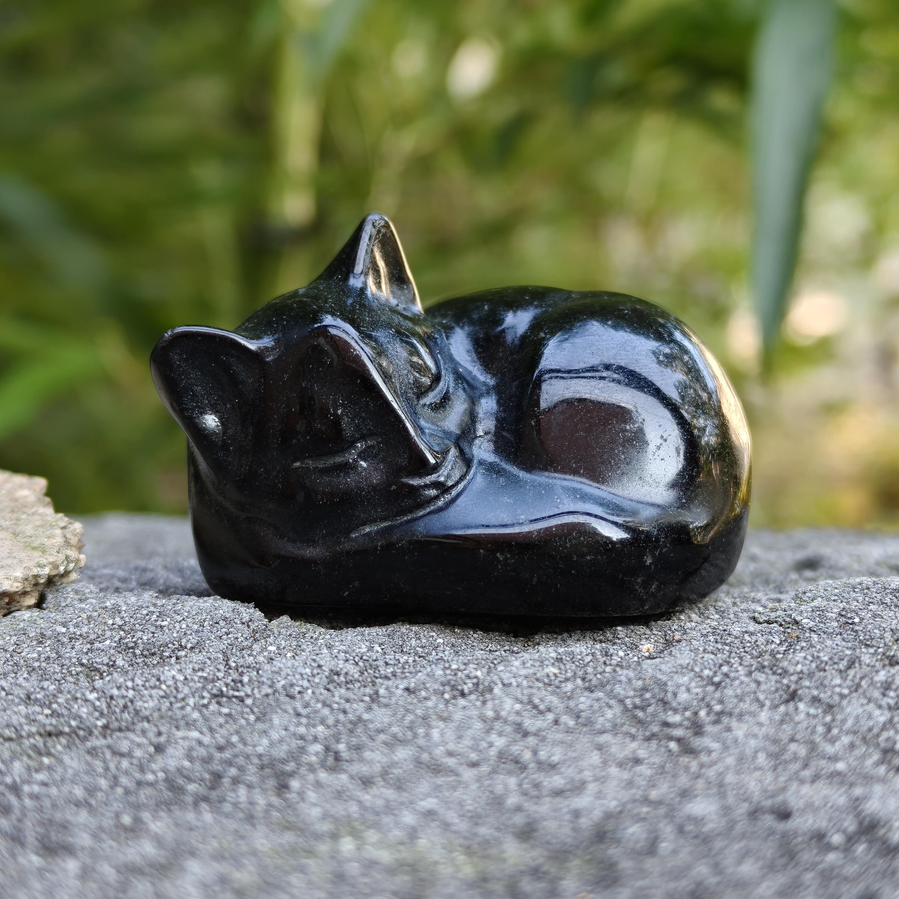 Black Cat Figurines - Etsy