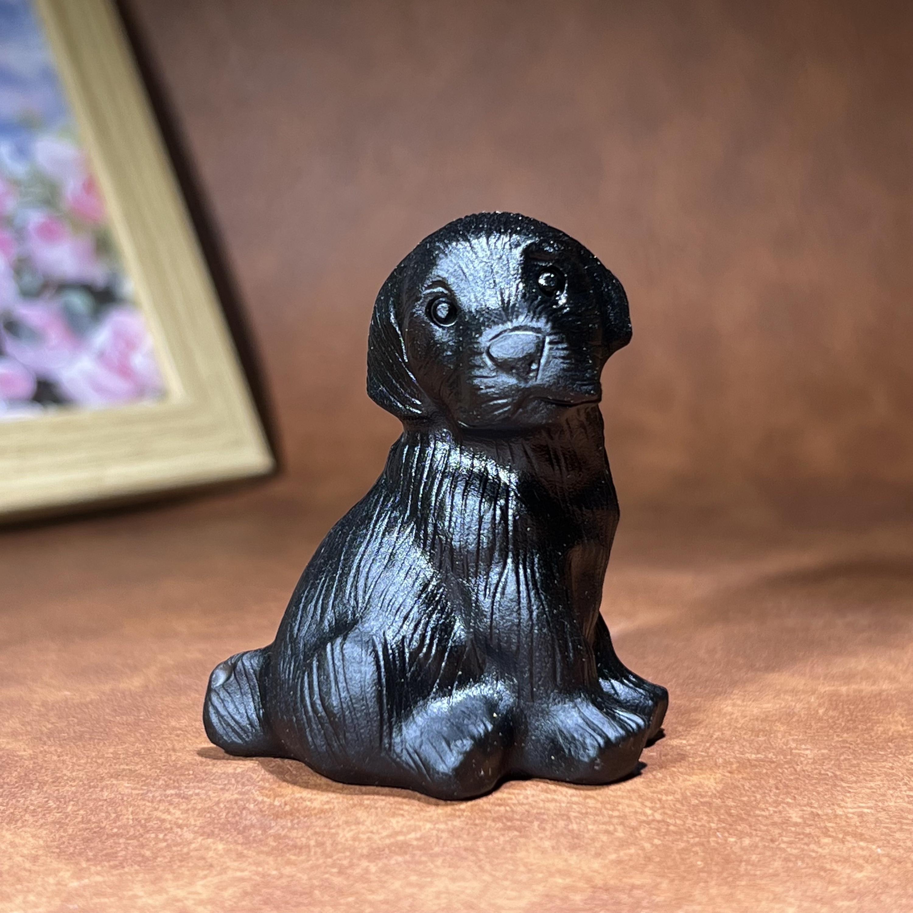 Obsidian Dog - Etsy