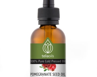 1 Oz Pomegranate Seed Oil, Cold Pressed - 100% Pure, Unrefined, Extra Virgin.