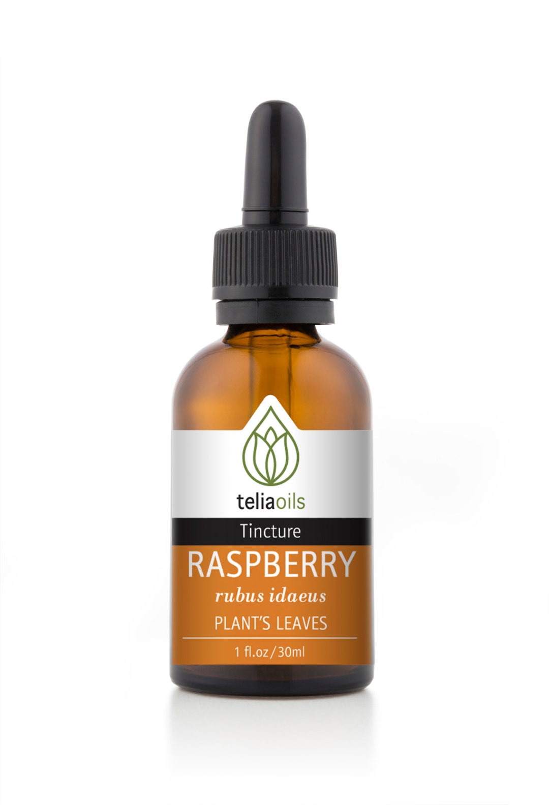 Organic Raspberry Tincture, Liquid Extract, rubus Idaeus 1 Fl. Oz / 30