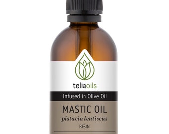 Mastic Infused Oil Extract (Macerated Oil)  Anti-swelling Anti-oxidant Softens and tones the skin 1.7 Oz / 50 ml