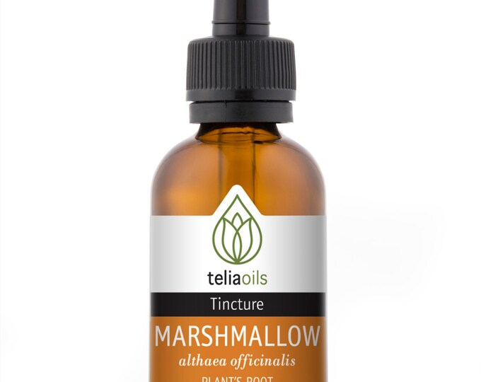 Organic Marshmallow Root Tincture Liquid Extract althaea Etsy