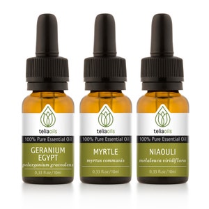 TOP - QUALITÄT Ätherische Öle, Set von 3/10 ml Starter-Kits, - 100% rein, Aromatherapie, Geschenkkollektion