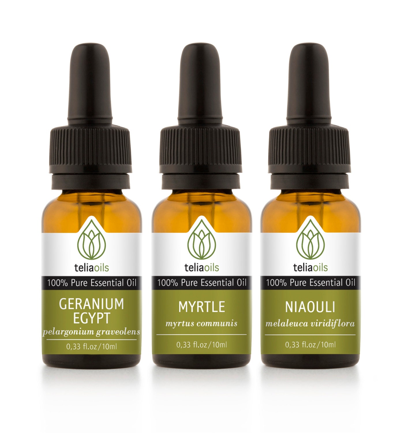 Essential quality. Essential oil set.