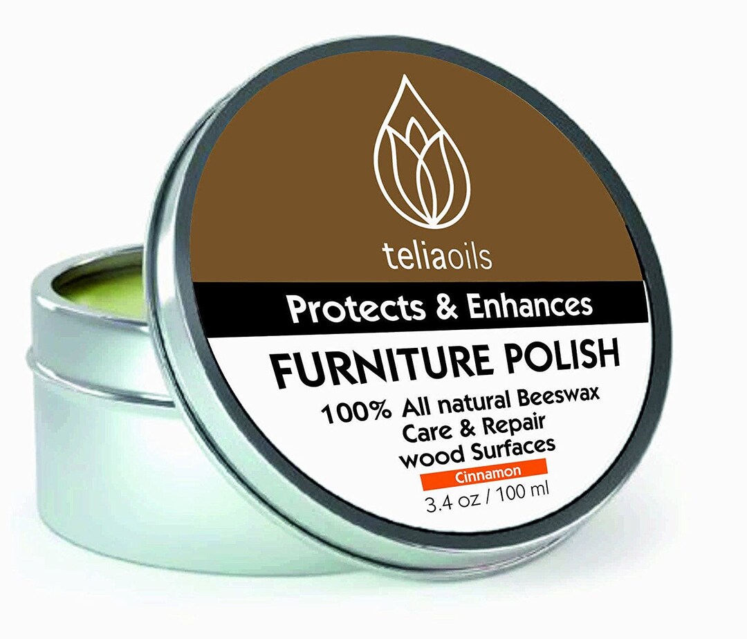 Beeswax Furniture Polish With Cinnamon EO, 100 Natural, for Any Kind