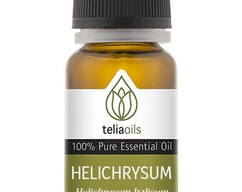 Teliaoils Helichrysum Italicum or Everlasting Essential Oil 100% Pure, Undiluted, Natural Aromatherapy, 10 mL