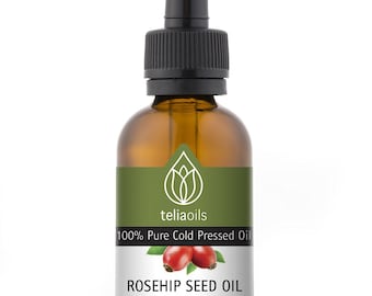 Rosehip Seed Oil - 100% Pure Cold Pressed, Virgin. Anti Aging Product Face, Hair and Wrinkles, 2. fl. oz/ 60 ml