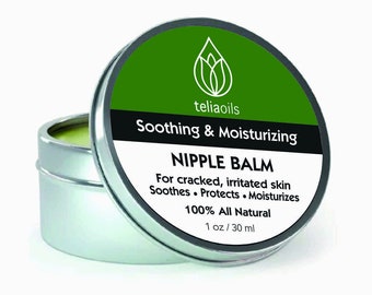 Nipple Cream for Breastfeeding Soothes & Protects Sore Nipples cracked skin 30ml 100% Natural Mama Nipple Breast Balm For Nursing Mothers