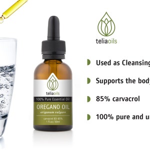 Greek Oil of Oregano Super Strength 83-85 percent  carvacrol, 1oz / 30ml - Oregano oil, body Support, 100% Pure undiluted