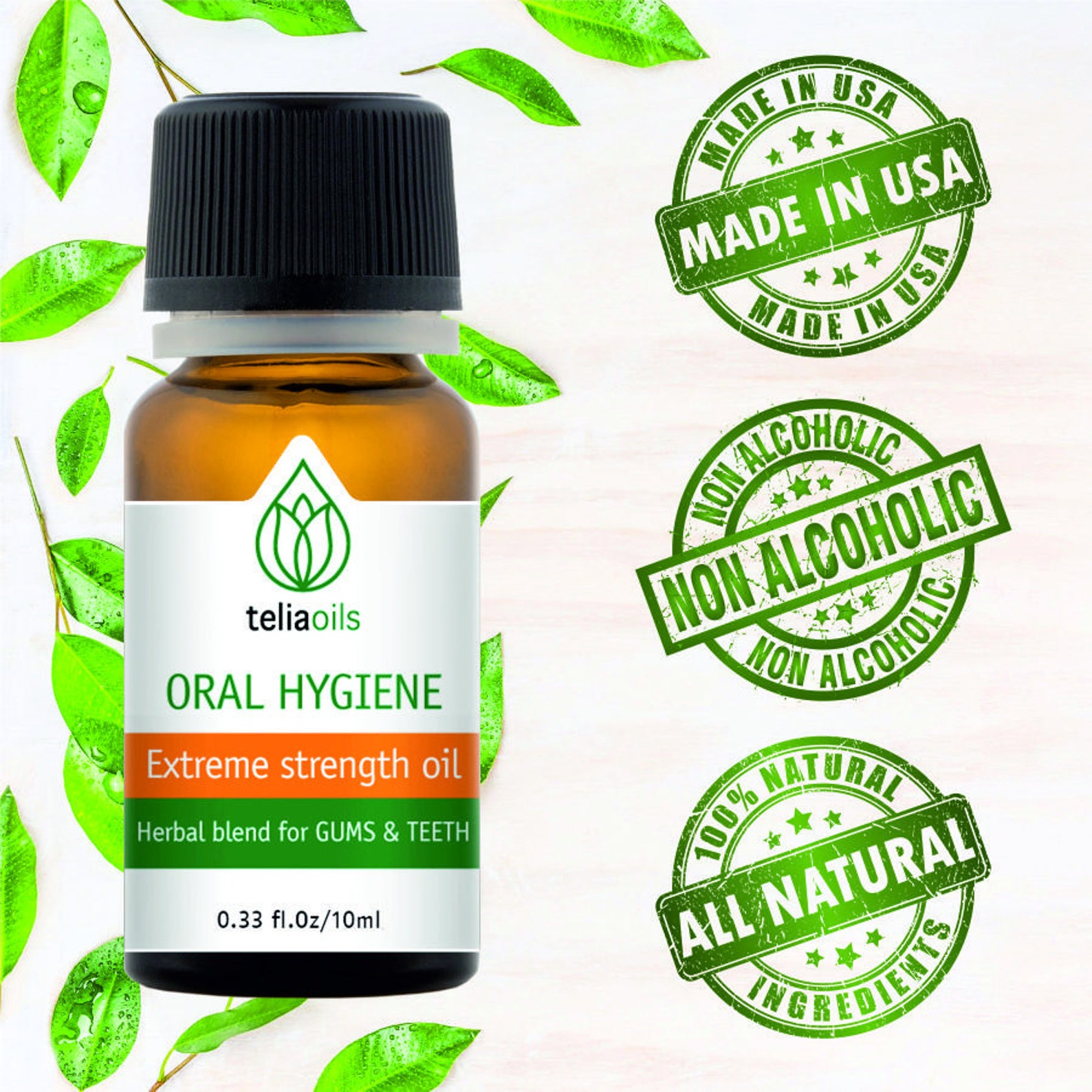Herbal Oregano Blend Oral Oil Dental Gum Rinse Mouthwash Etsy