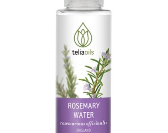 Rosemary Organic Floral Water, 100% Natural Hydrolate