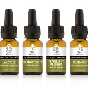 TOP - QUALITÄT Ätherische Öle Set 6/10 Ml - 100% rein, für Aromatherapie Geschenkkollektion