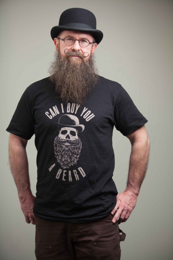 Steampunk T Shirt Can I Buy You A Beard Etsy
