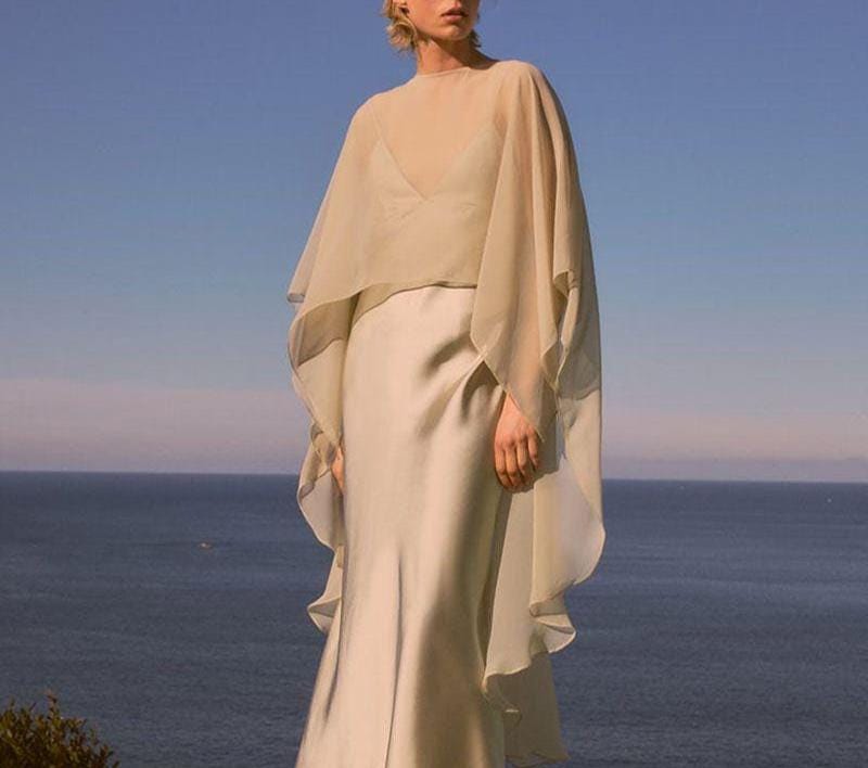 chinese dress ladies Women's Silk Organza Layered Dress