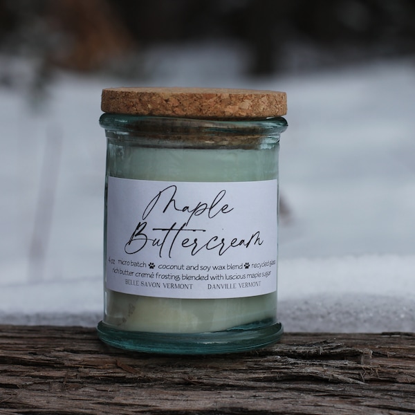 Recycle Glass Candle Etsy