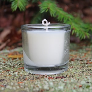 Votive Candle-Heavy Weight Recycled 2.5oz Clear Glass Votive-Vermont Cottage Candles