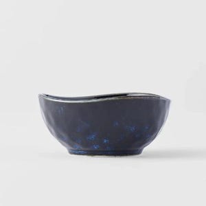 Kintsugi DIY Couples Kit: Golden Repair Craft with Japanese Plates 2 Small Navy Bowls