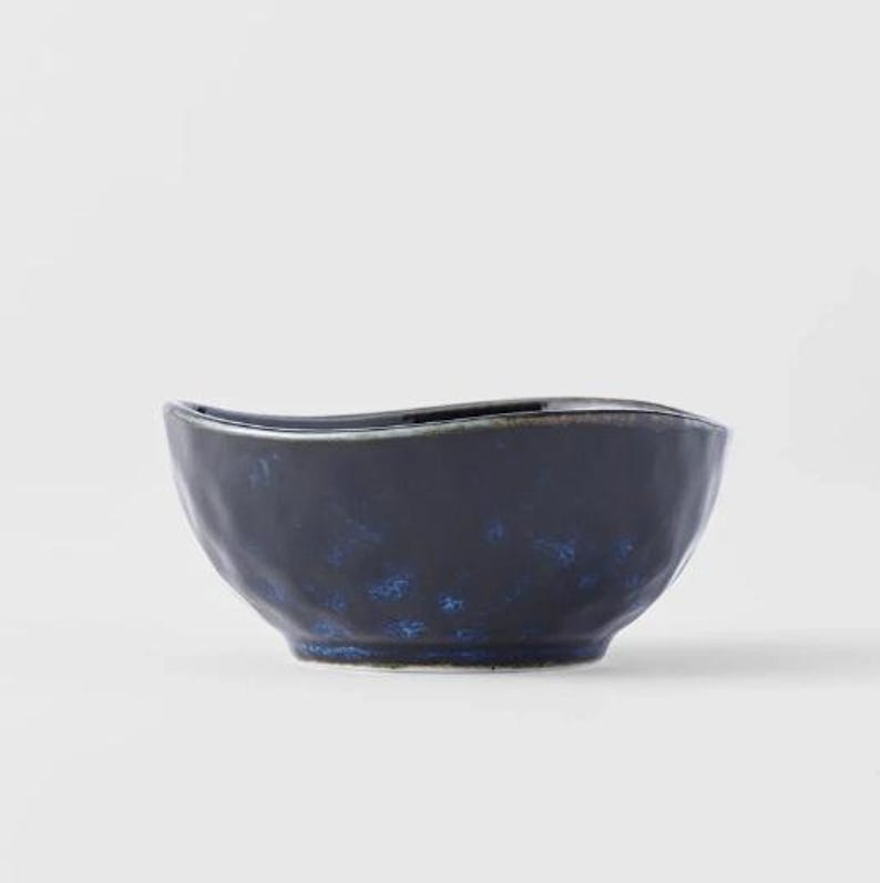 Kintsugi DIY Couples Kit: Golden Repair Craft with Japanese Plates 2 Small Navy Bowls