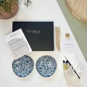 Kintsugi Couples Kit, couples gift, DIY craft kit, Kintsugi, craft kits for adults, valentines gift, japanese gifts, craft gift, date night
