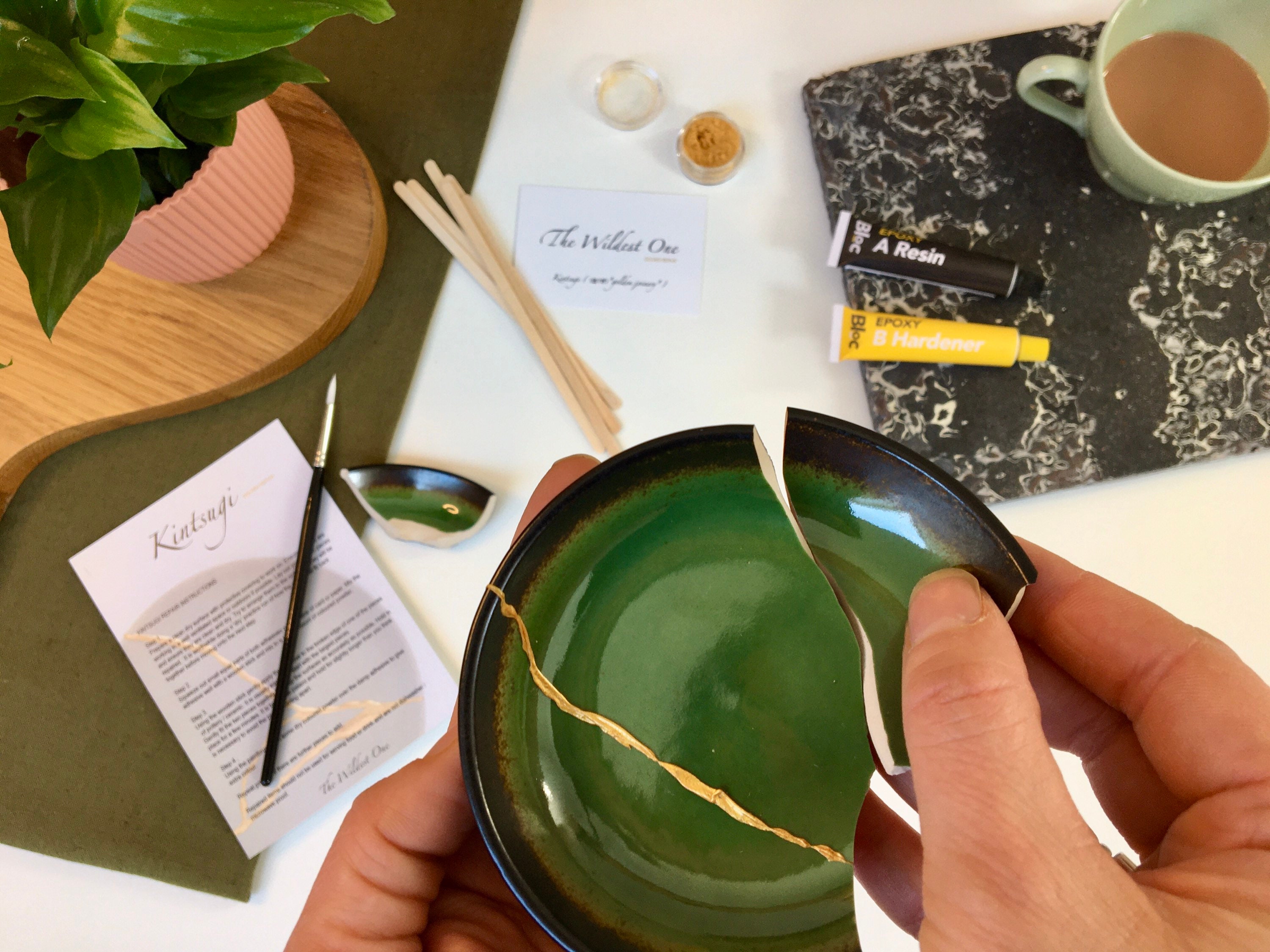 Buy Kintsugi Kit With Optional Bowl, Japanese Craft Kit, Diy Craft Kit,  Craft Kits for Adults, Mothers Day Gift, Pottery Repair, Diy Kintsugi K  Online in India 