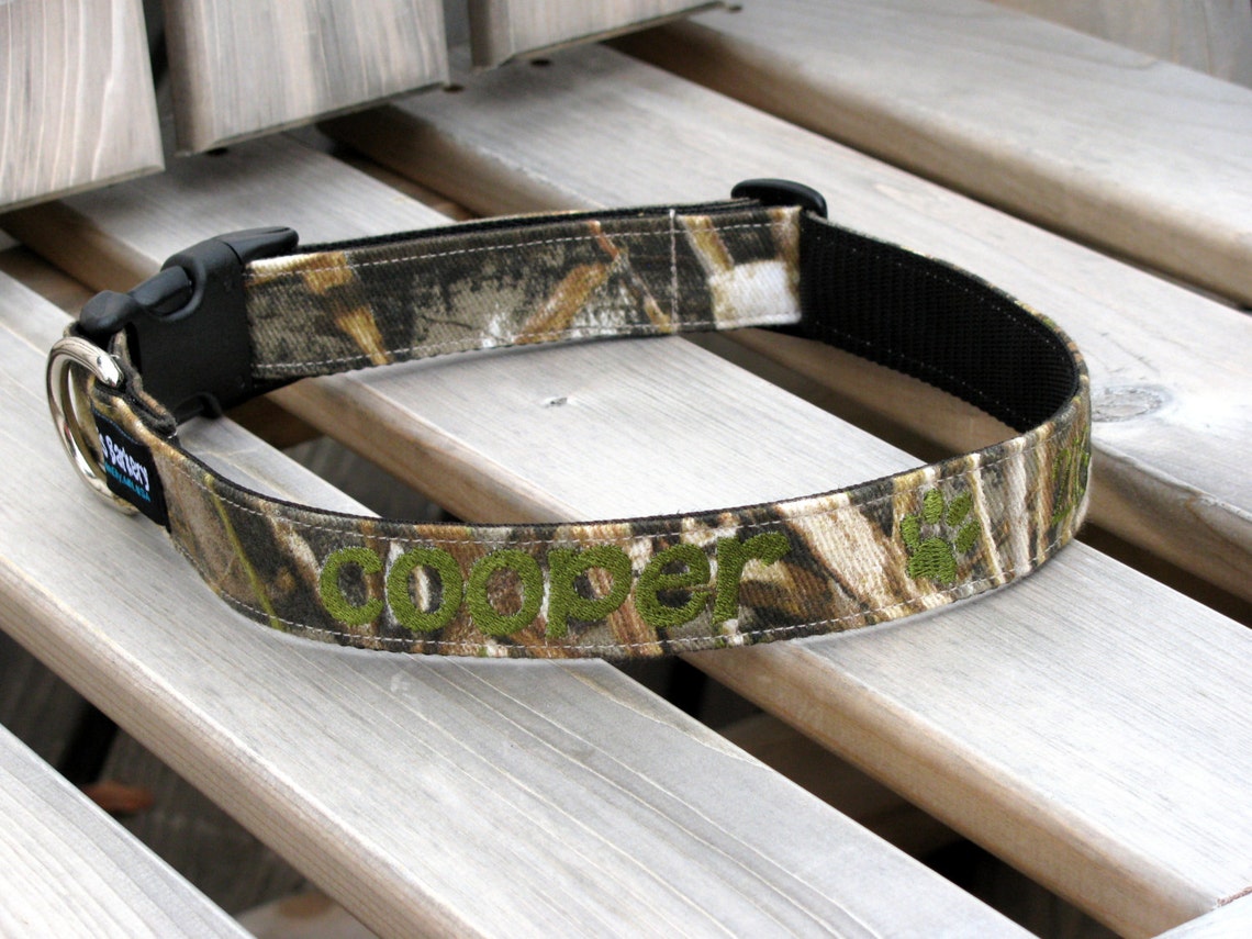 Personalized Camo Dog Collar Realtree Xtra Camouflage Etsy