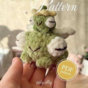 Amigurumi Crochet Pattern: 2-in-1 (Flower & Fairy Frog)