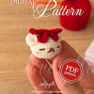 Crochet Pattern “Mochi Bunny Keychain” / Detailed PDF Tutorial + Video Understanding Pattern Abbreviations