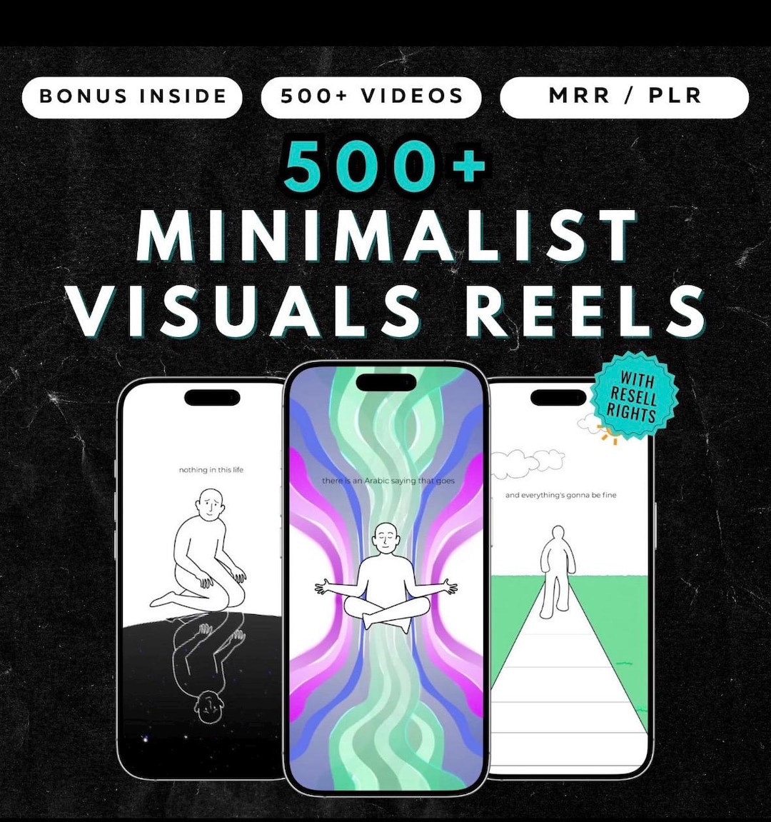 500+ Minimalist Reel Visuals | Viral IG and Tiktok Templates | Aesthetic &amp; Clean Designs for ...