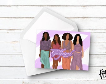 Girlfriends Through thick and thin card