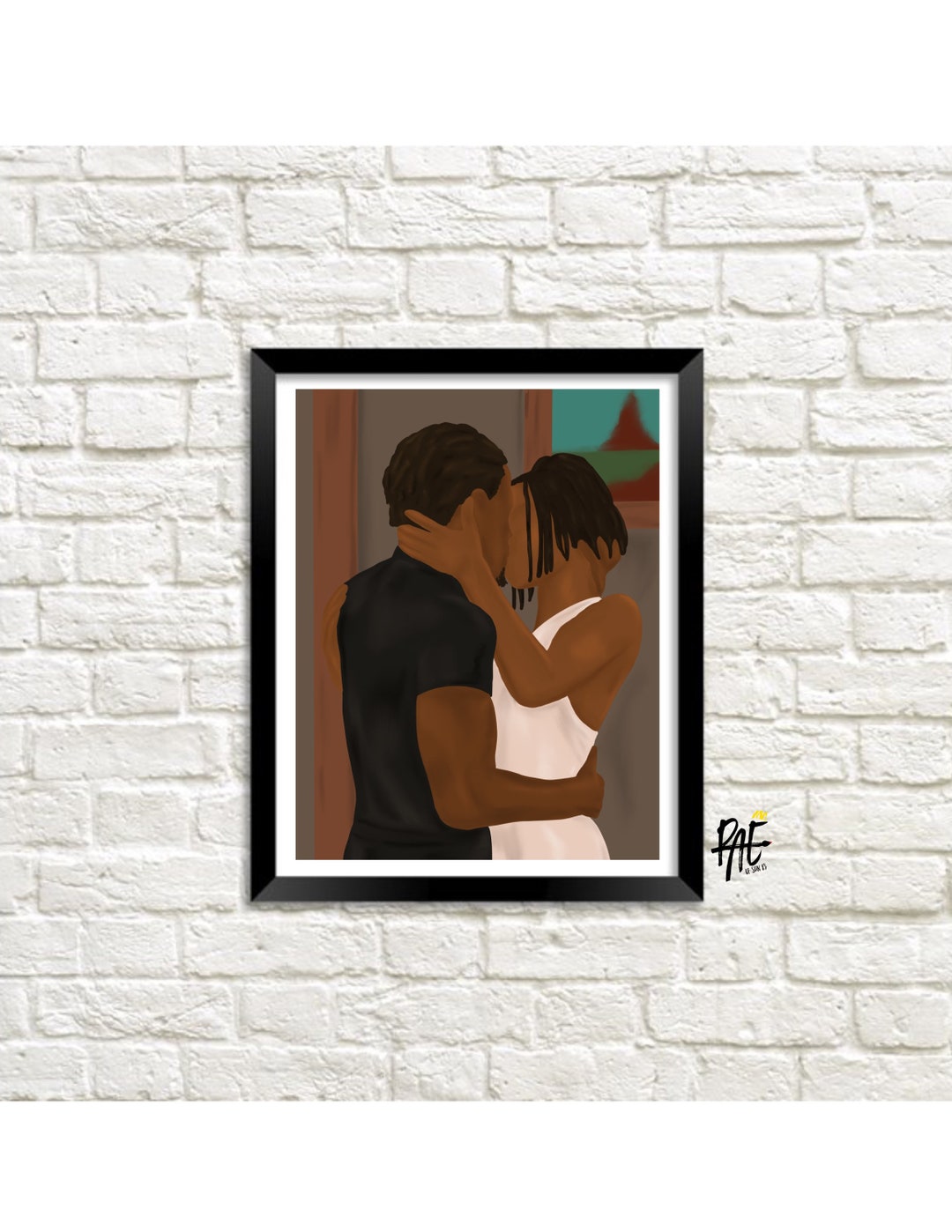 Max and Kyle Living Single Print Etsy