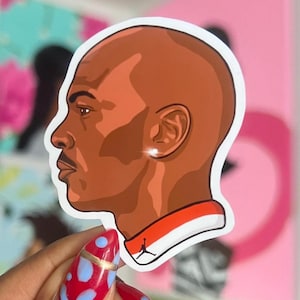 Jordan head vinyl sticker/Michael Jordan die cut sticker/sneakerhead  sticker/