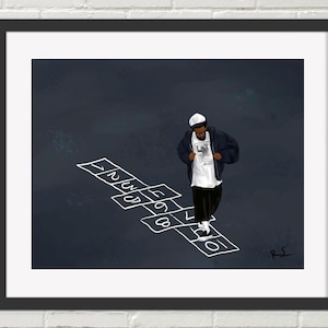Not Like Us Print/ Kendrick Lamar Art/ art prints