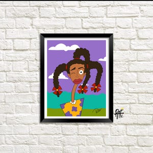 Susie longneck  Print