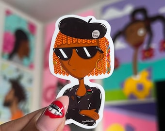 Unbothered Judy vinyl sticker/ die cut sticker/ funny sticker/