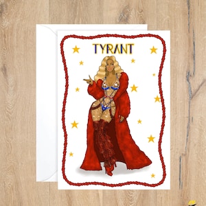 Tyrant Greeting Card/Beyonce Cowboy Carter Birthday Card