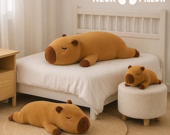Plush Animal Nap Pillow – Soft Stuffed Body Cushion, Cozy Hug Pillow, Home & Nursery Decor