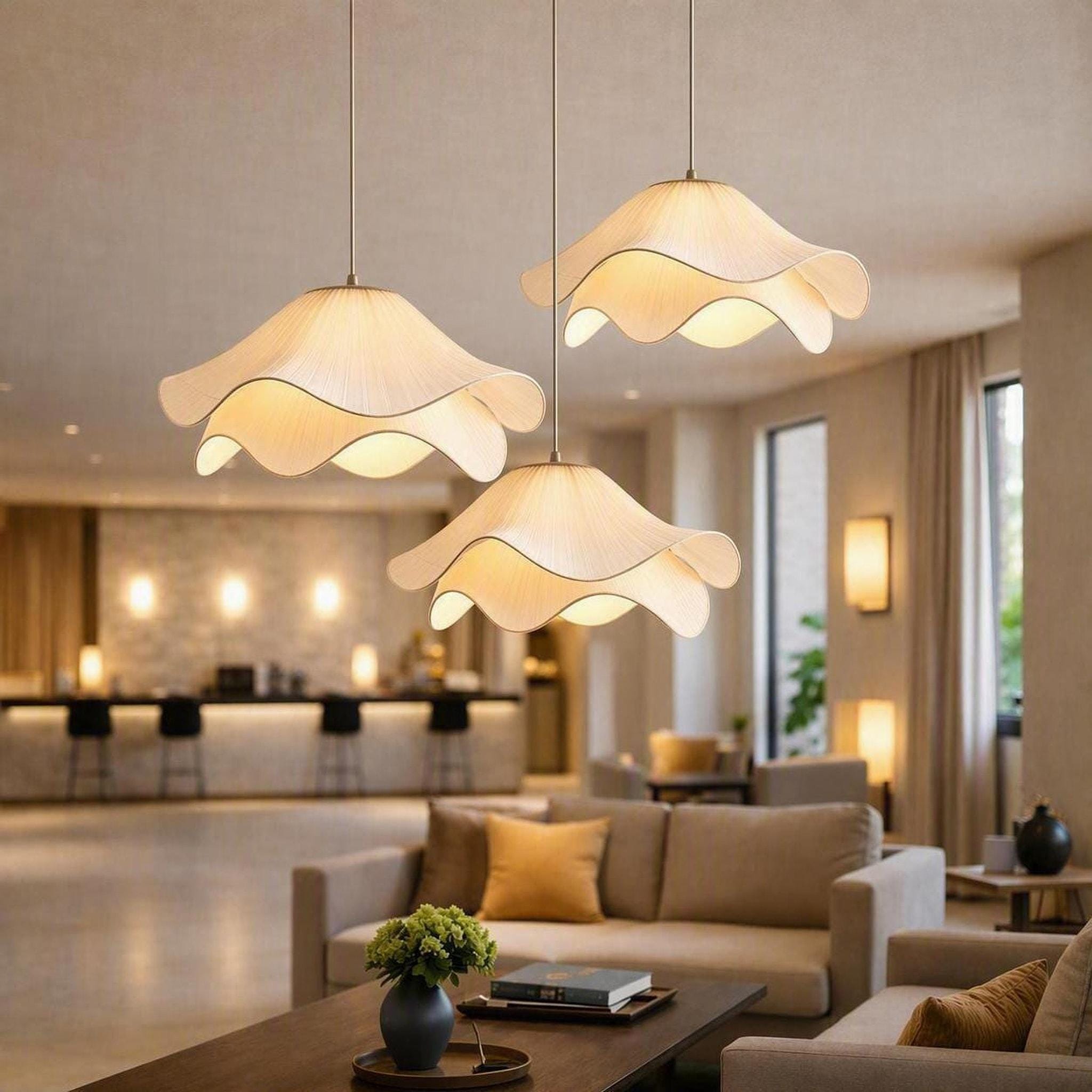 Flower pendant light - Etsy 日本